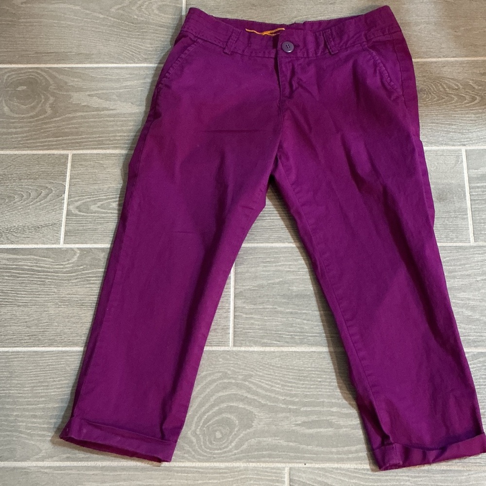 Vintage Espirit Junior Purple Capris Pants